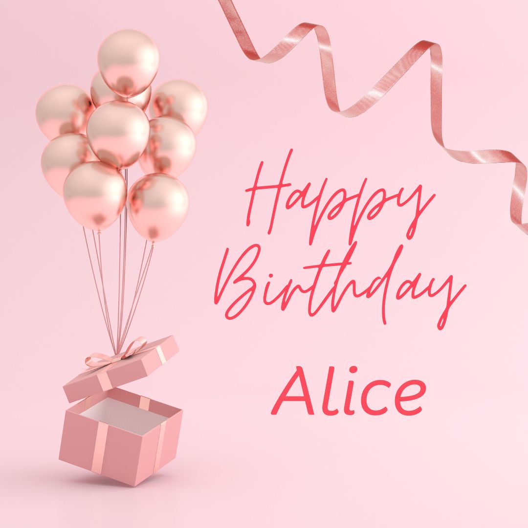 Happy Birthday Alice Images