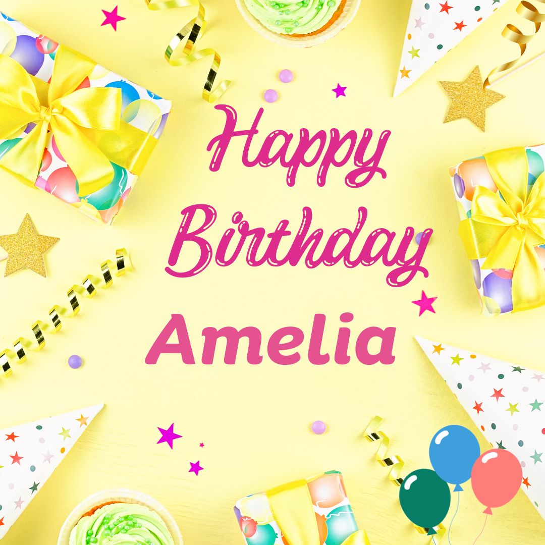 Happy Birthday Amelia Images