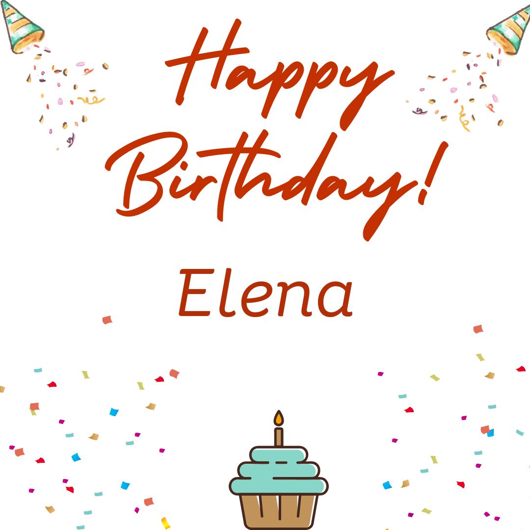 Happy Birthday Elena Images