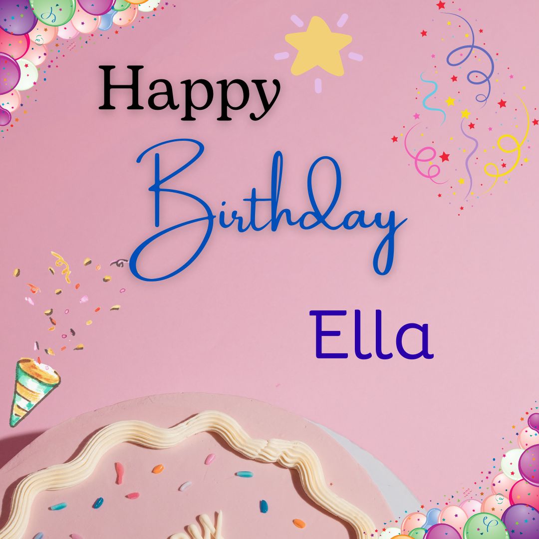 Happy Birthday Ella Images