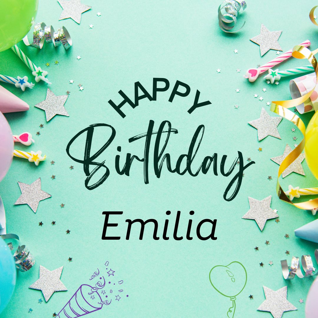 Happy Birthday Emilia Images