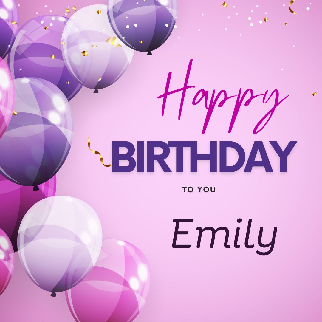 Happy Birthday Emily Images