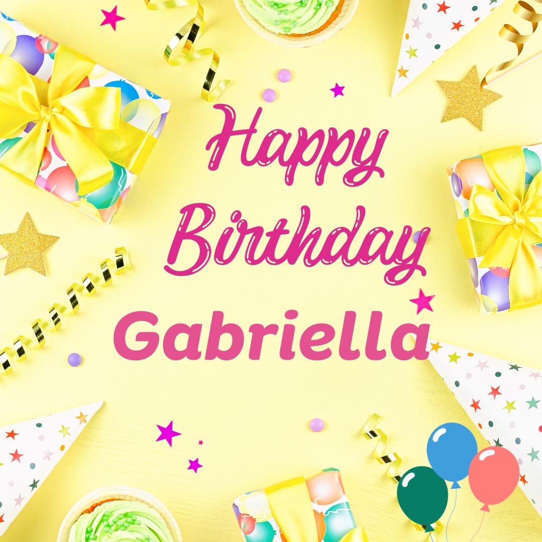 Happy Birthday Gabriella Images