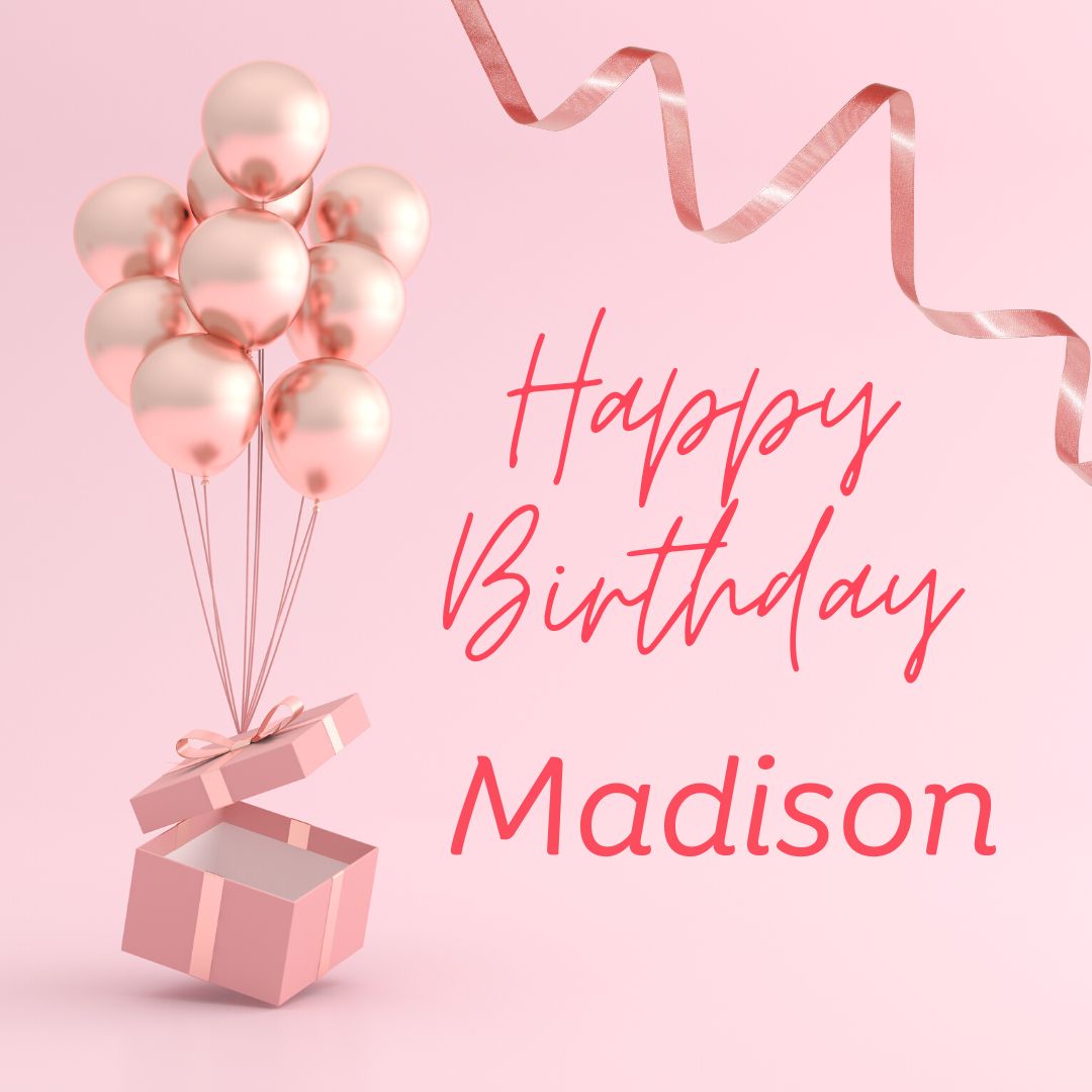 Happy Birthday Madison Cake Images