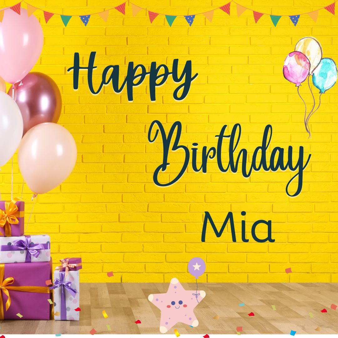 Happy Birthday Mia Images