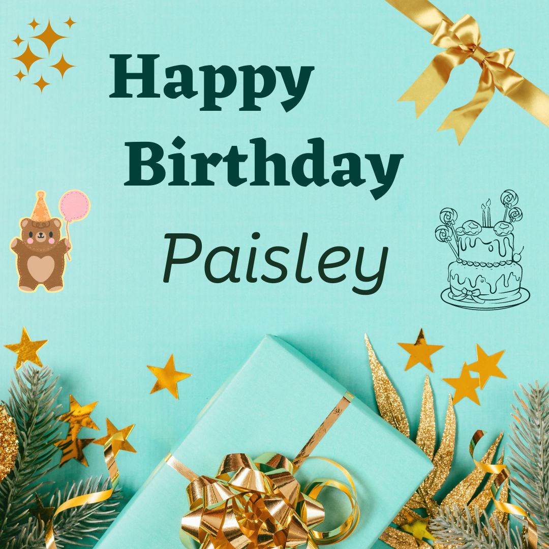 Happy Birthday Paisley Images