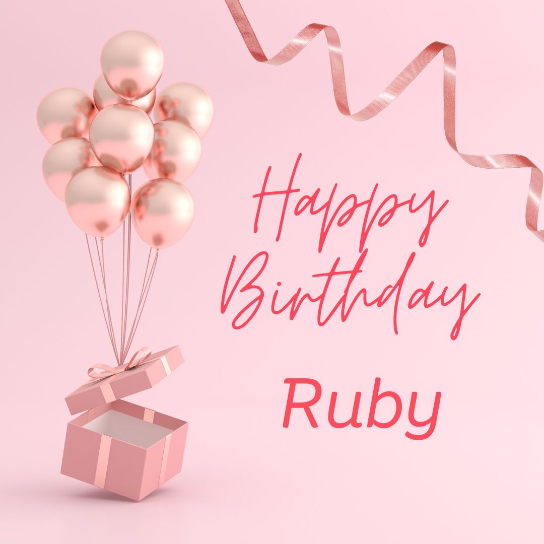 Happy Birthday Ruby Images