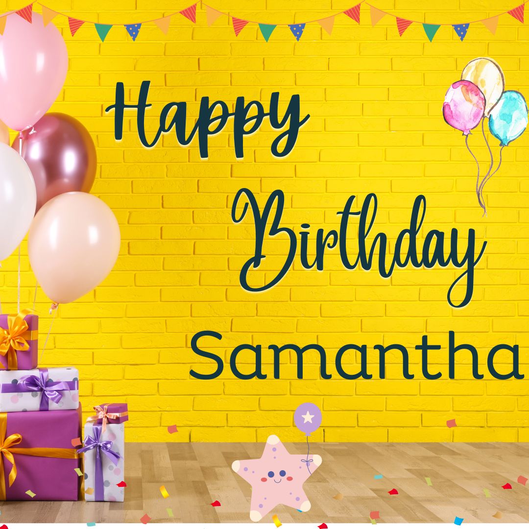Happy Birthday Samantha Images