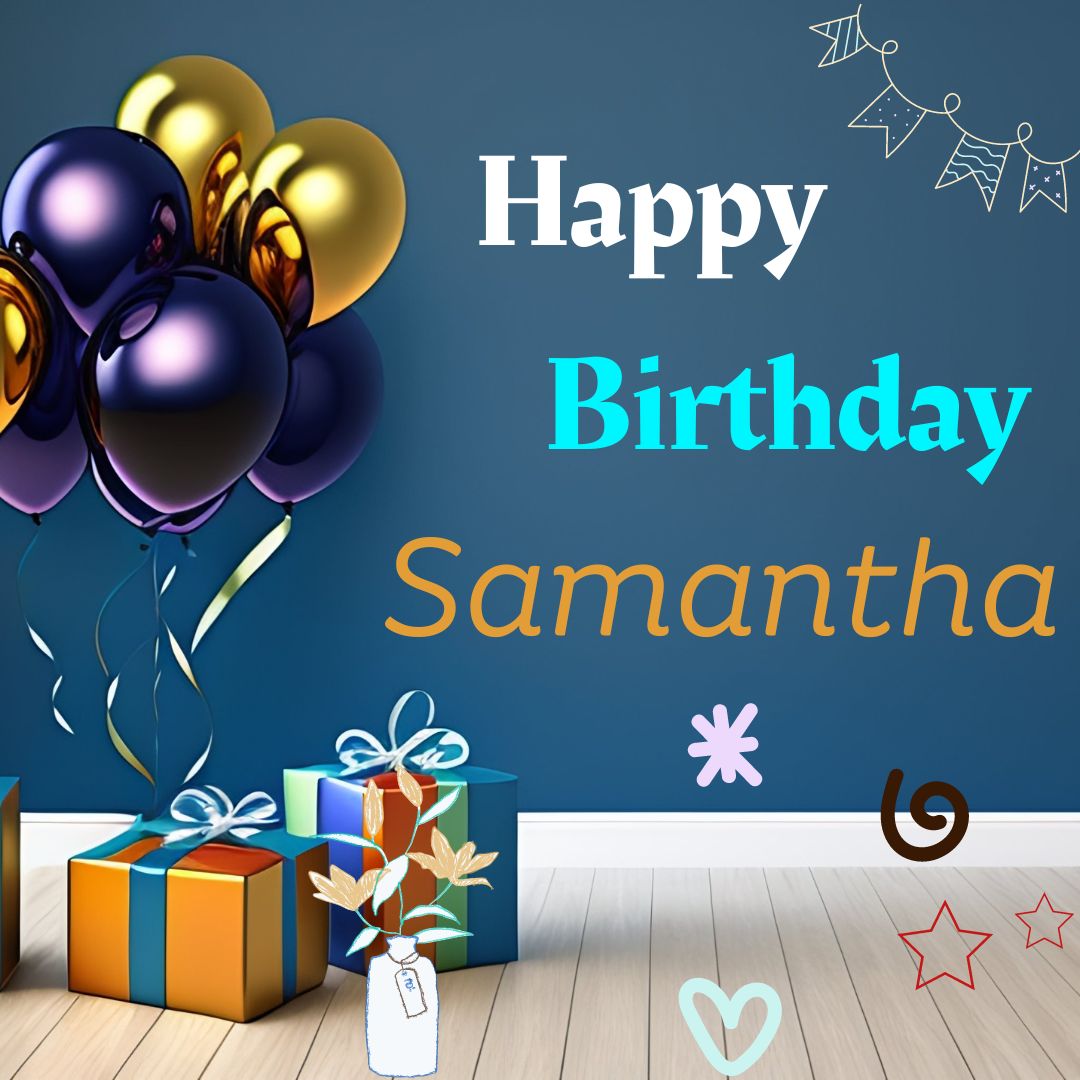 Happy Birthday Samantha Images