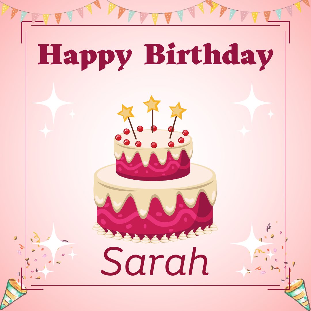 Happy Birthday Sarah Images