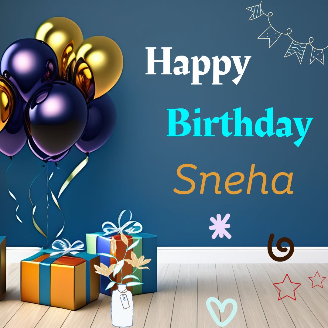 Happy Birthday Sneha Cake Images