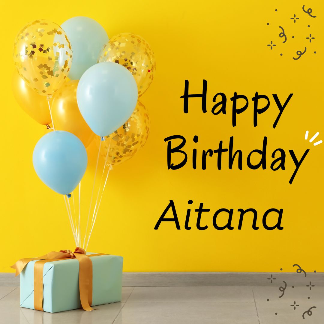 Happy Birthday Aitana Images