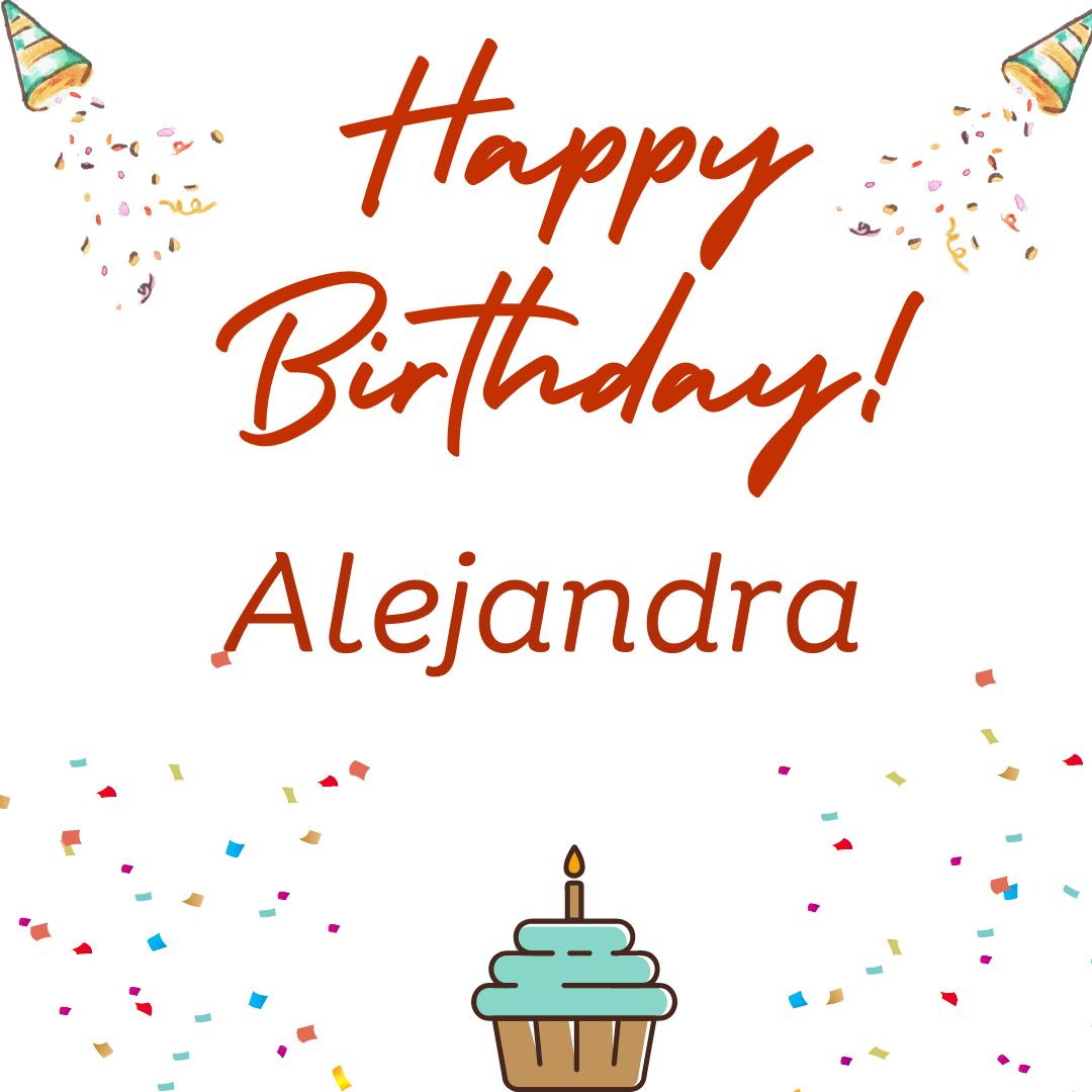 Happy Birthday Alejandra Images