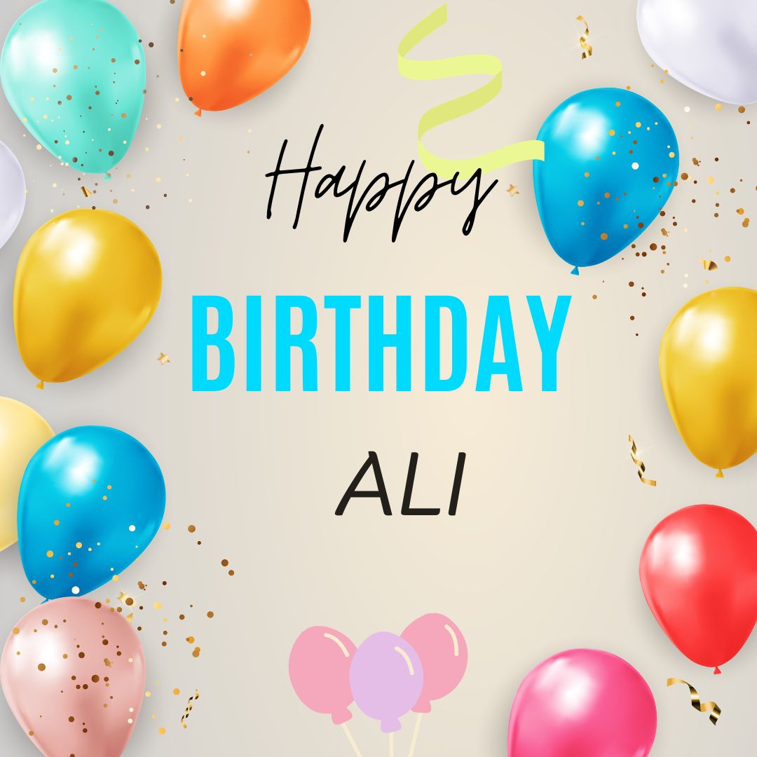 Happy Birthday Ali Images