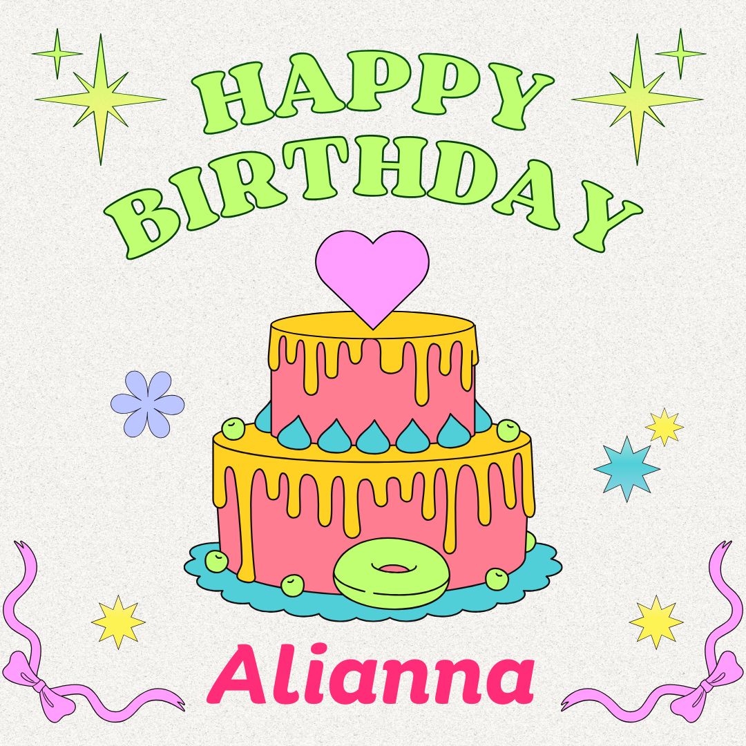 Happy Birthday Alianna Images