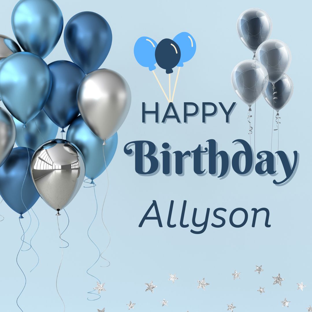 Happy Birthday Allyson Images