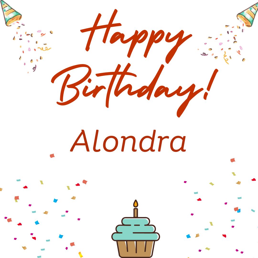 Happy Birthday Alondra Images