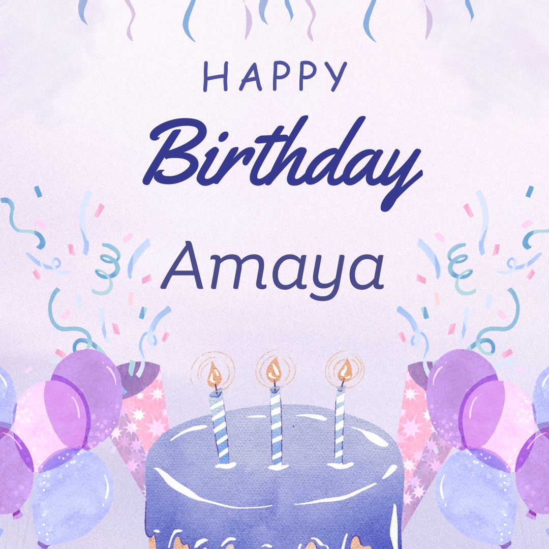 Happy Birthday Amaya Images