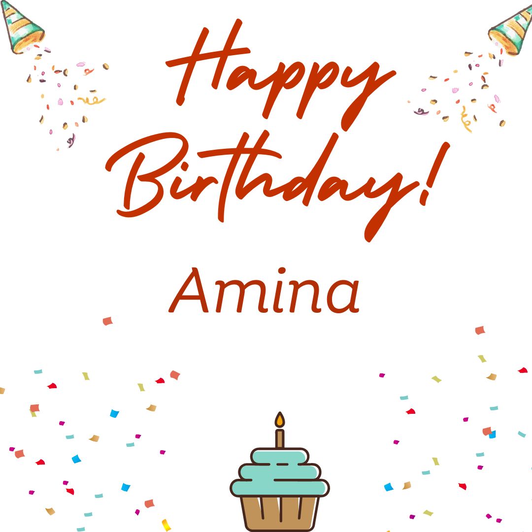 Happy Birthday Amina Images
