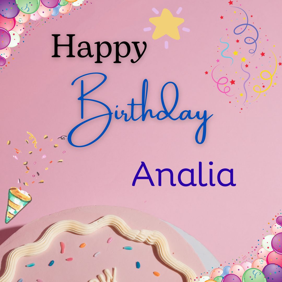 Happy Birthday Analia Images