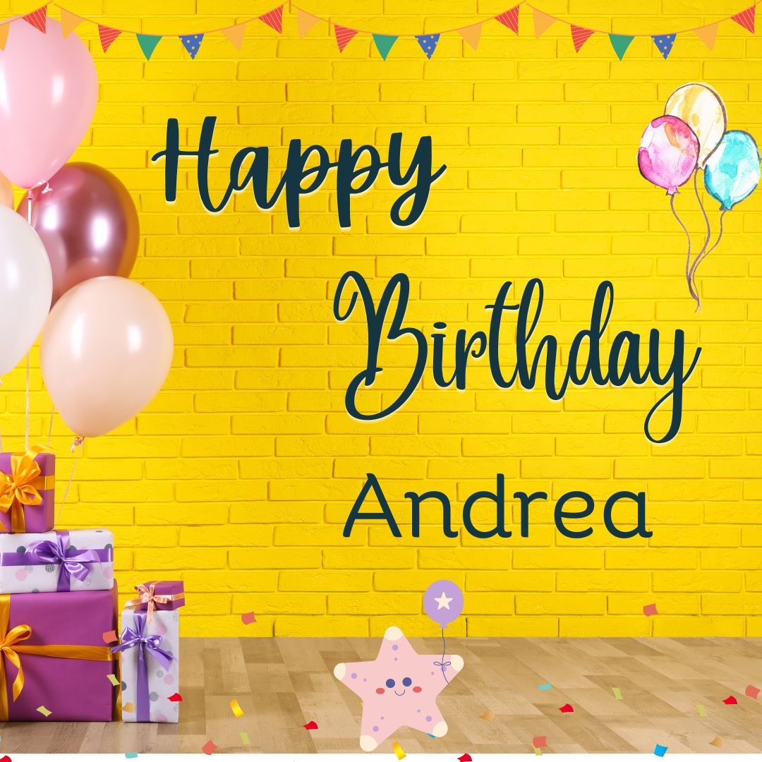 Happy Birthday Andrea Images