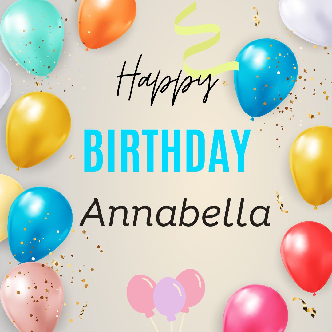 Happy Birthday Annabella Images