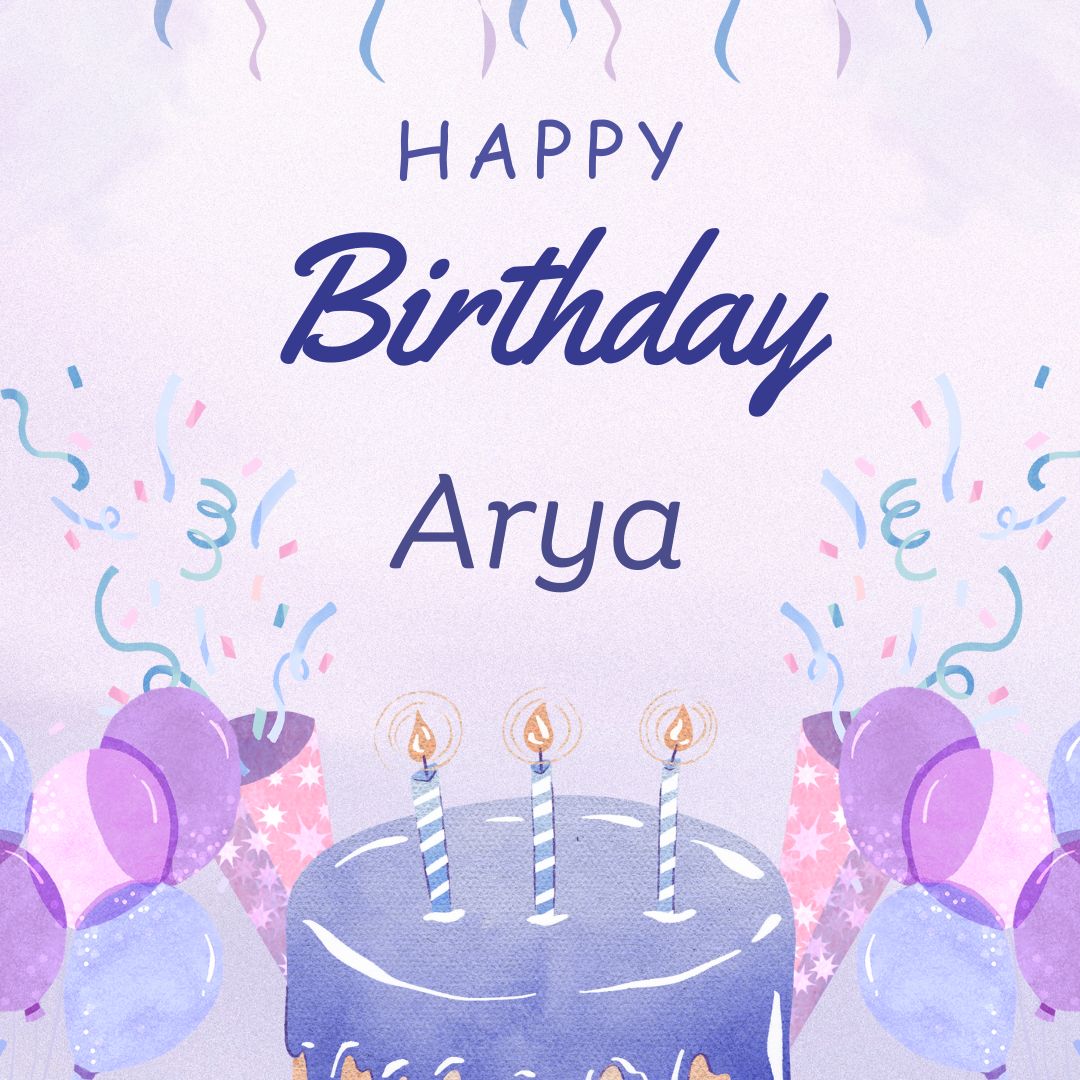 143 Happy Birthday Arya Cake Images Download