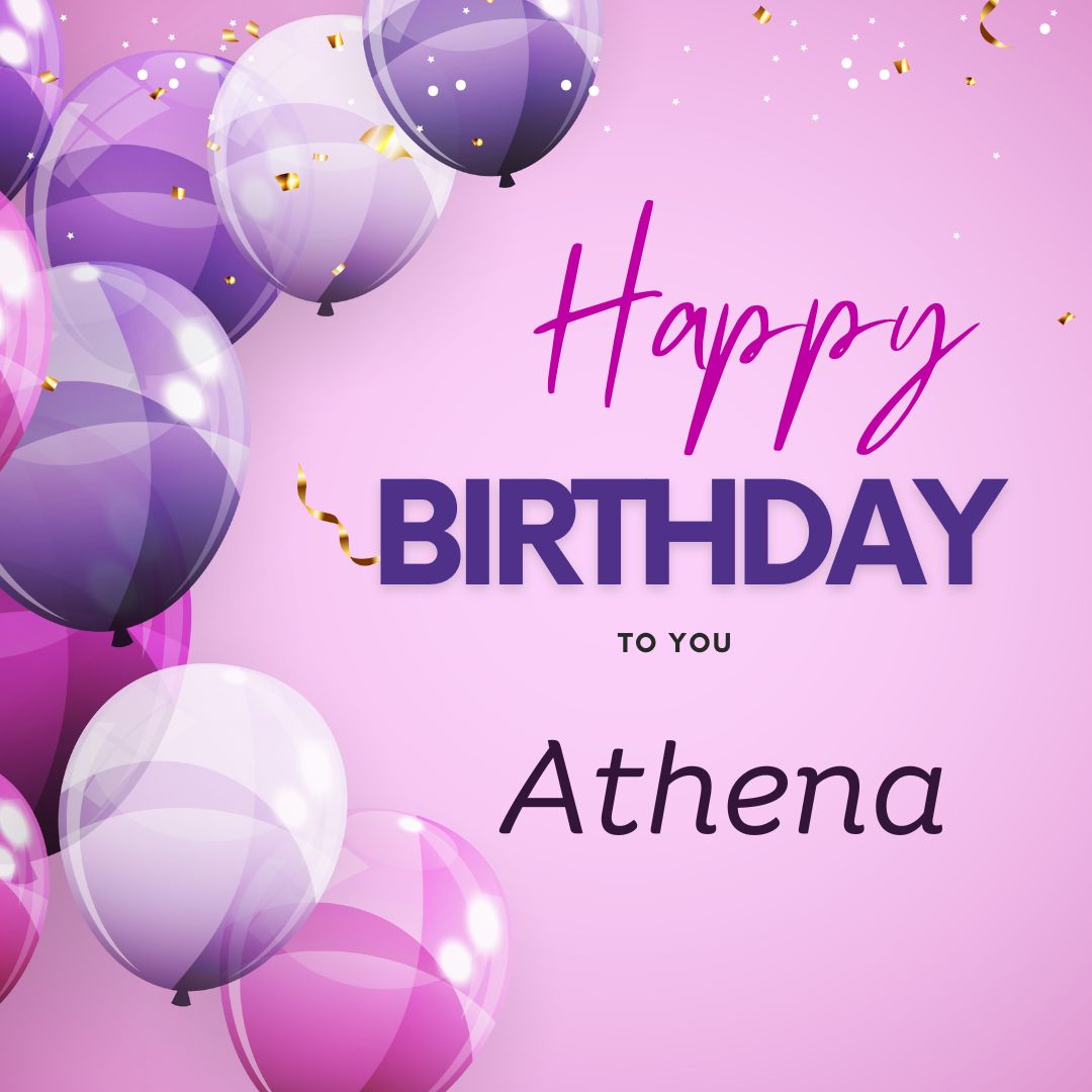 ᐅ143+ Happy Birthday Athena Cake Images Download